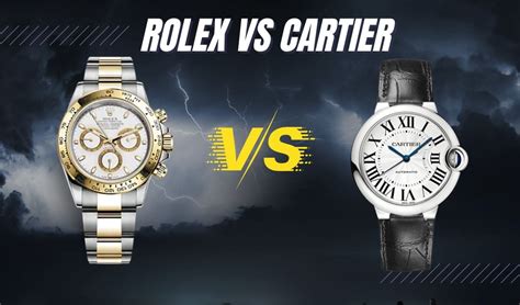 rolex vs cartier watches|cartier watch vs rolex.